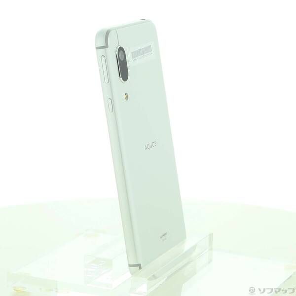 中古品〕 AQUOS sense3 basic 32GB シルバー SHV48 auロック解除