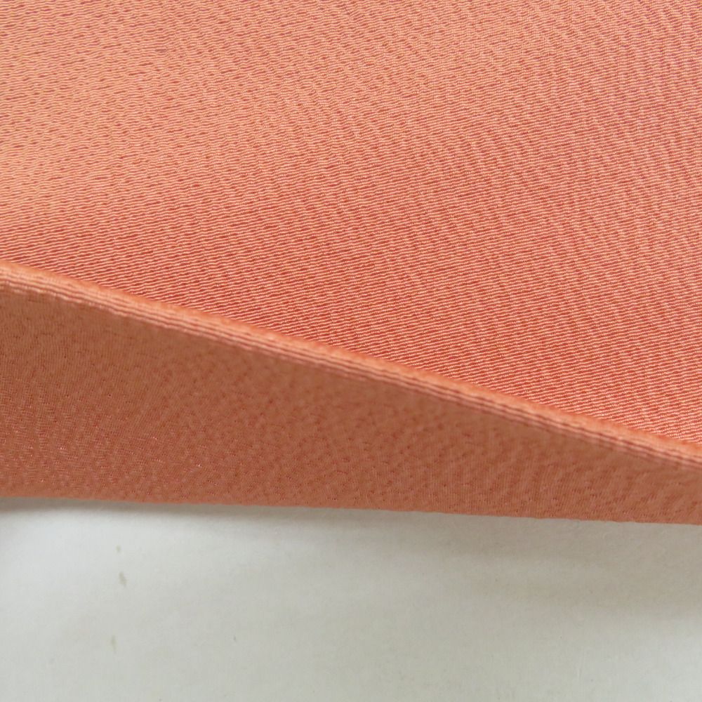 名古屋帯 友禅 友禅染帯 正絹 久谷更文様 お太鼓柄 コラールオレンジx