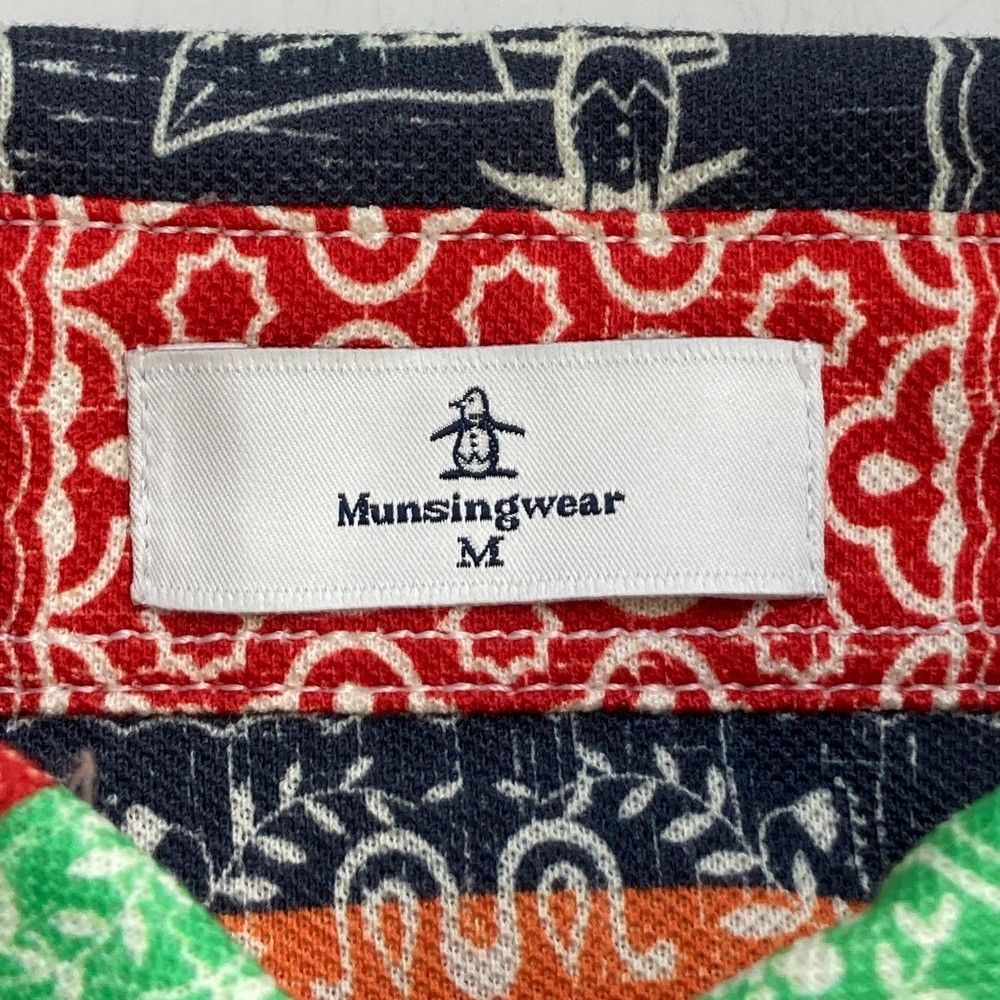 サイズ：M MUNSING WEAR マンシングウェア ×reyn spooner 半袖