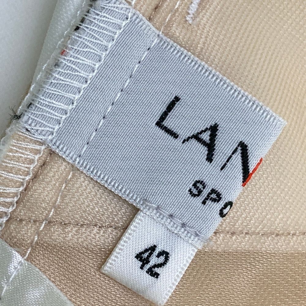 サイズ：42 LANVIN SPORT ランバン スポール ロングパンツ ホワイト系