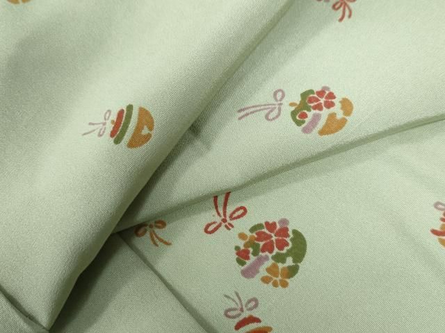 平和屋着物●長襦袢 袷 鈴 正絹 ♥ CAAW7887yc