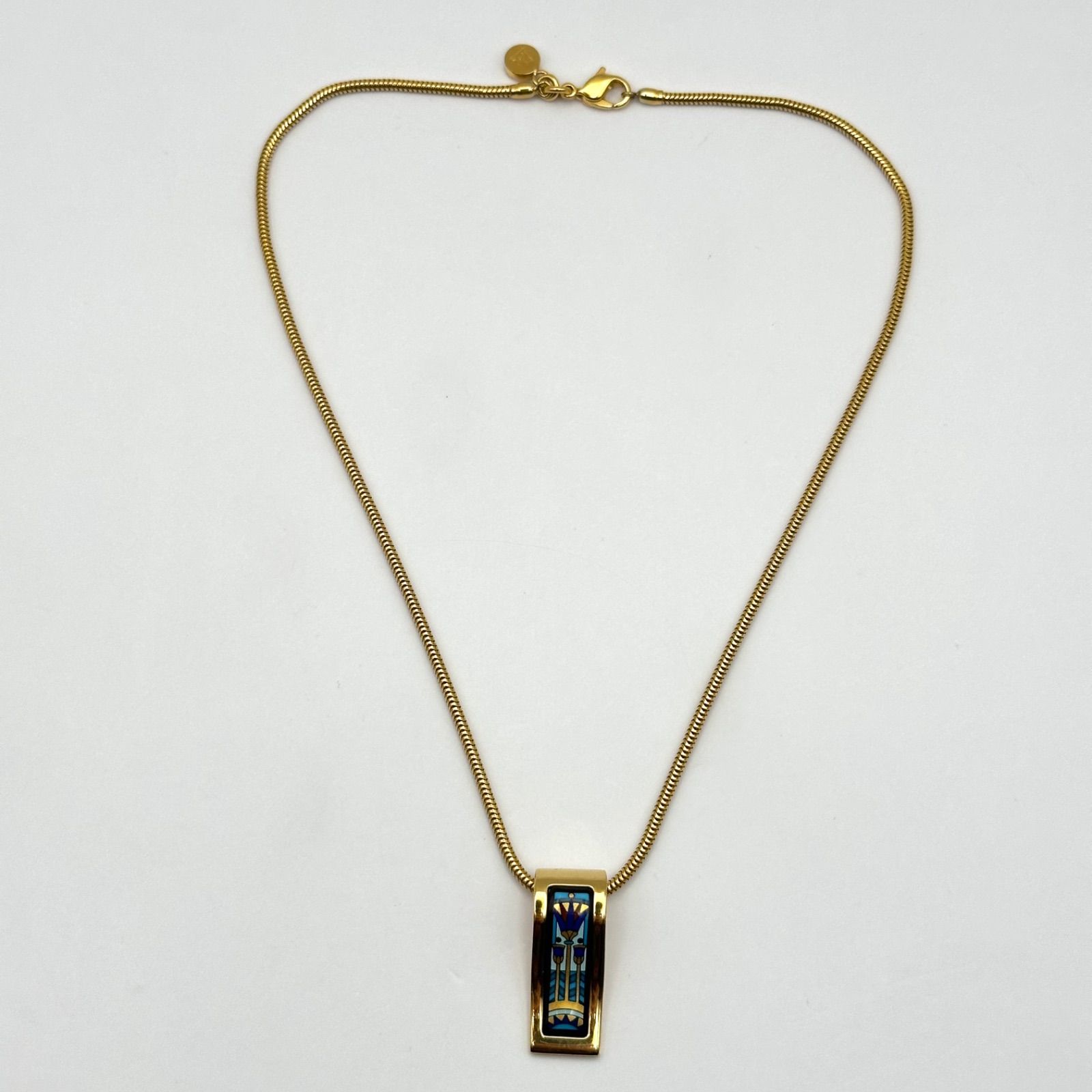 良品】FREY WILLE フレイヴィレ ネックレス プレート ヴィンテージ 
