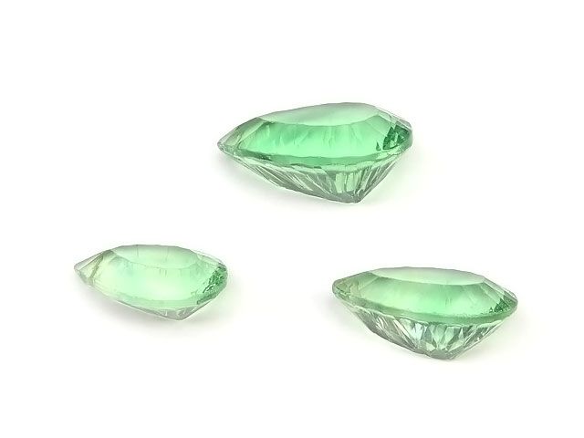 フローライト ペアシェイプコンケーブカット No.7【1点もの】 / 60-7