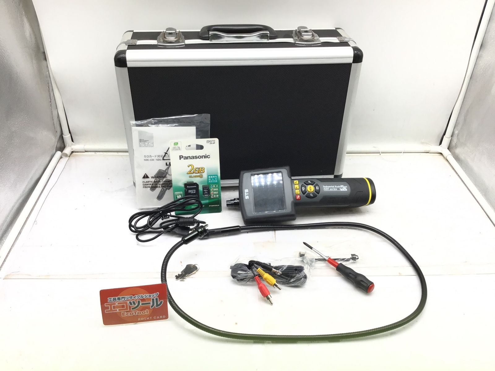 STS|エスティーエス SDカード対応式工業内視鏡 SDI-120 SDI120 ITLO6TFPBKIA エコツール笠寺店 M02