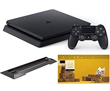 HOT，正規品 【中古】 PlayStation 4 ジェット ブラック 500GB (CUH-2200AB01) アンサー PS4用縦置きスタンド 付 その他