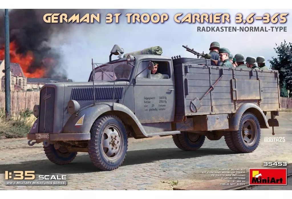 新品 新品】プラモデル 1/35 ドイツ軍3t兵員輸送車 3.6-36S 通常
