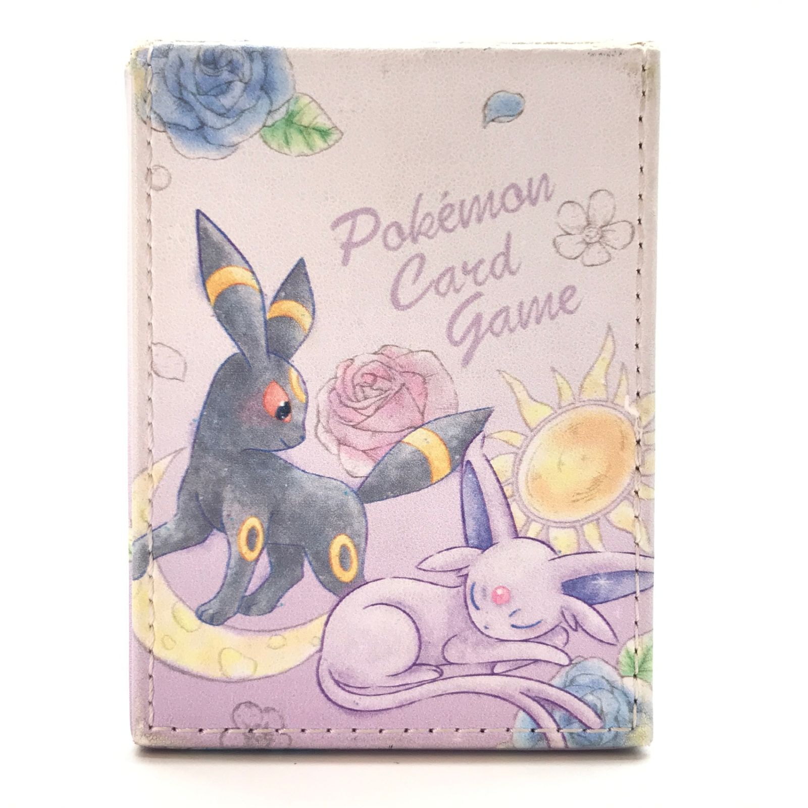 ポケモンカード　フリップデッキケース　ブラッキー　エーフィ フリップデッキケース エーフィ&ブラッキー フラワー – 晴れる屋2