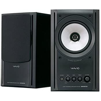 ONKYO WAVIO 77monitorアンプ内蔵スピーカー 15W+15W GX-77M(B