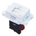 パナソニック 情報モジュラジャック 組立 CAT6A 埋込型 ホワイト WZ7519W 5個セット
