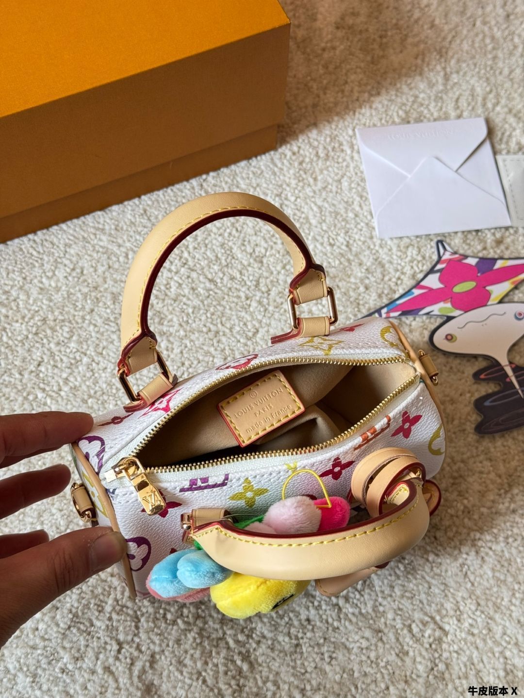 今日特価】Louis Vuitton x Murakami Nano Speedy 16 ルイ