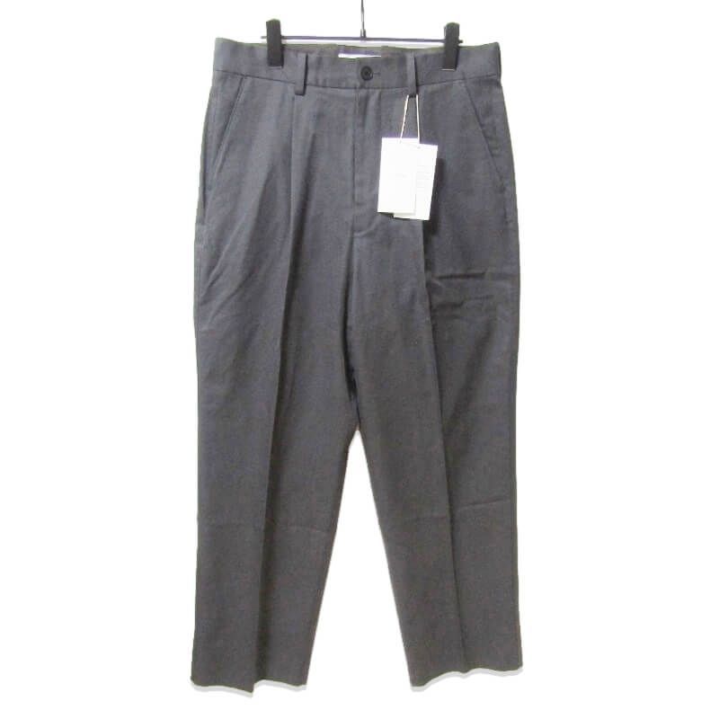 Cornier コルニエ スラックス 20PT34 FINX COTTON GABARDINE SLACKS フィンクスコットン GUNMETAL L 27110140