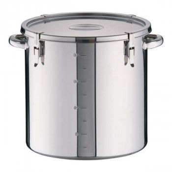 レアな商品まで満載！ 遠藤商事 SAモリブデン 目盛付パッキン寸胴鍋 39cm 手付 AZV7139 【お中元ギフト】