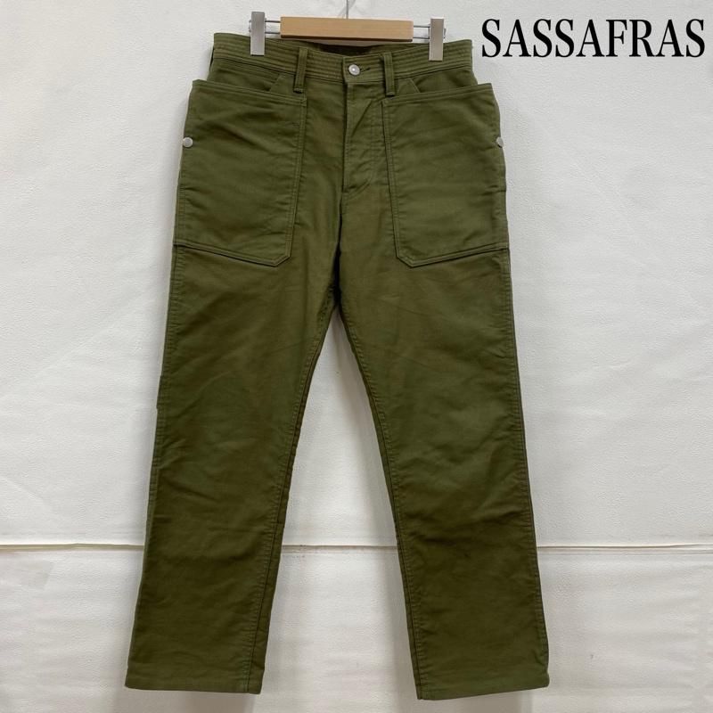 SASSAFRAS ササフラス パンツ ワークパンツ、ペインターパンツ フォールリーフ ガーデニング オーバーポケット ボタンフライ