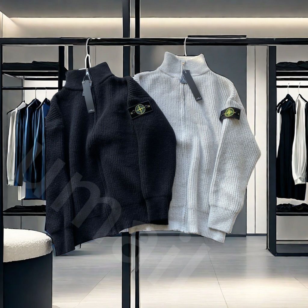 人気 STONE ISLAND ストーンアイランド　ニットジャケト