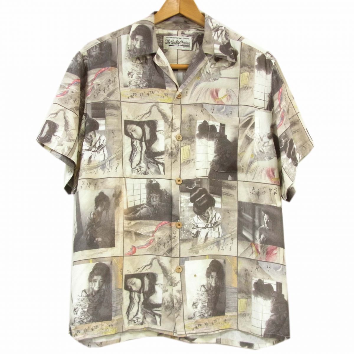 定価29,700円 19SS◇WACKO MARIA 伊藤晴雨 半袖 ハワイアンシャツ レーヨン アロハシャツ 晴雨緊縛図 日本製 メンズ ワコマリア  - メルカリ