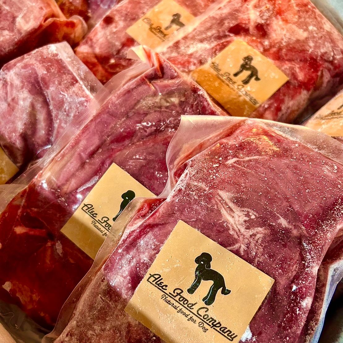 鹿肉 生冷凍 2kg (500g×4) 【送料無料】京都産ジビエ ペットフード 無