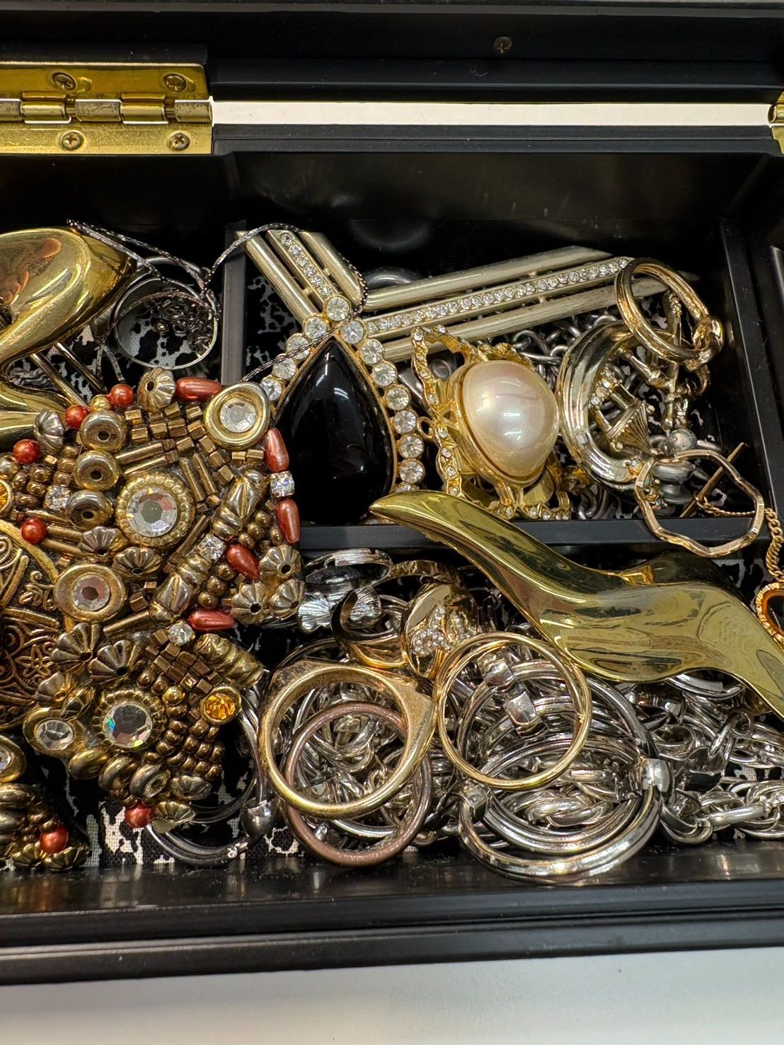 ◎ 遺品整理 金 まとめ ジュエリーボックス 生前整理 GOLD 指輪