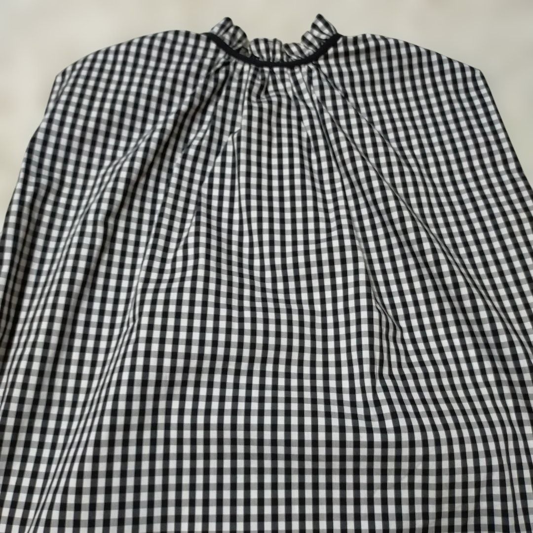 ギンガムチェック黒