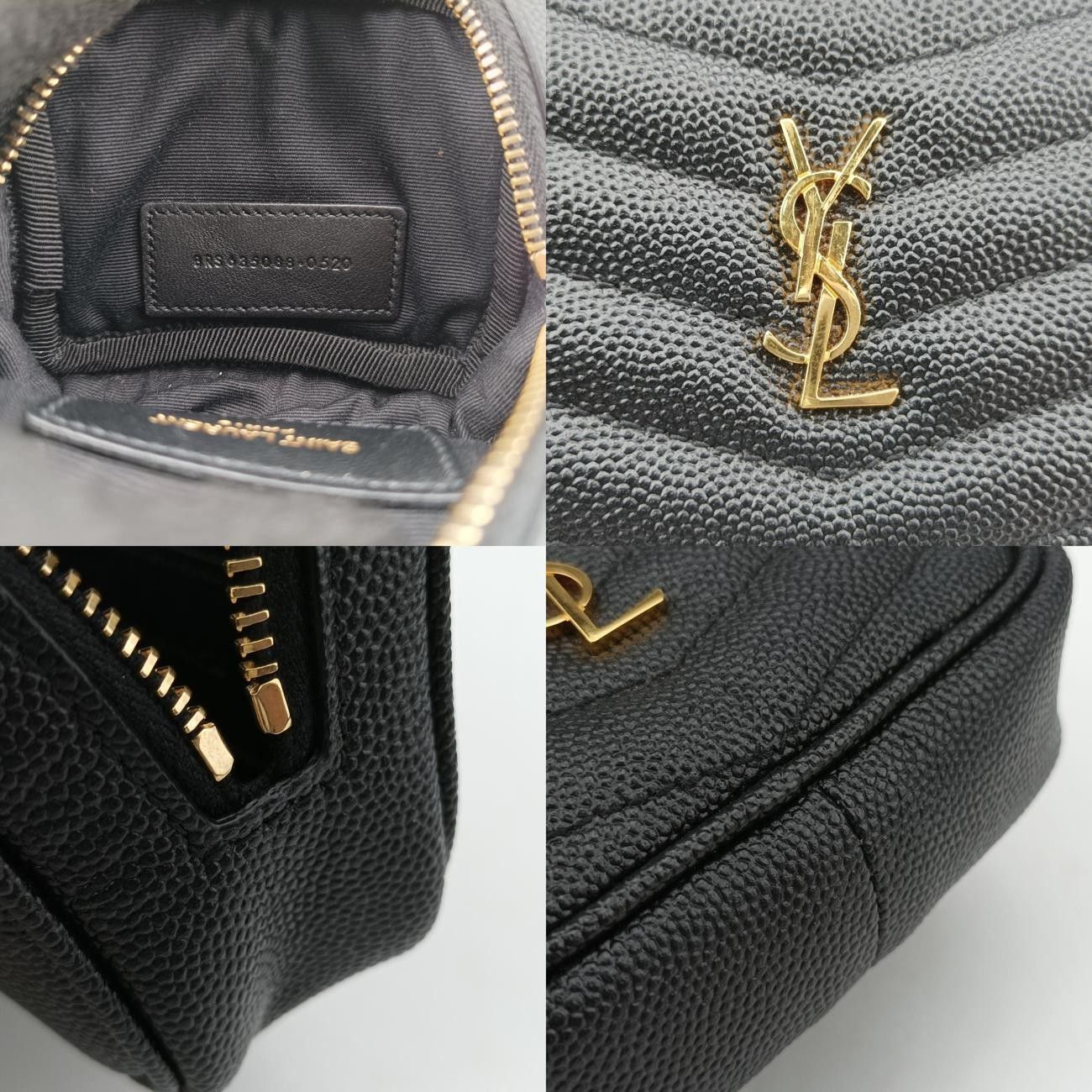 【数量限定】 イヴサンローランYves Saint Laurentベイビールーブラックキャビアスキン635088BRS635088.0520 配送商品は通常配送無料。