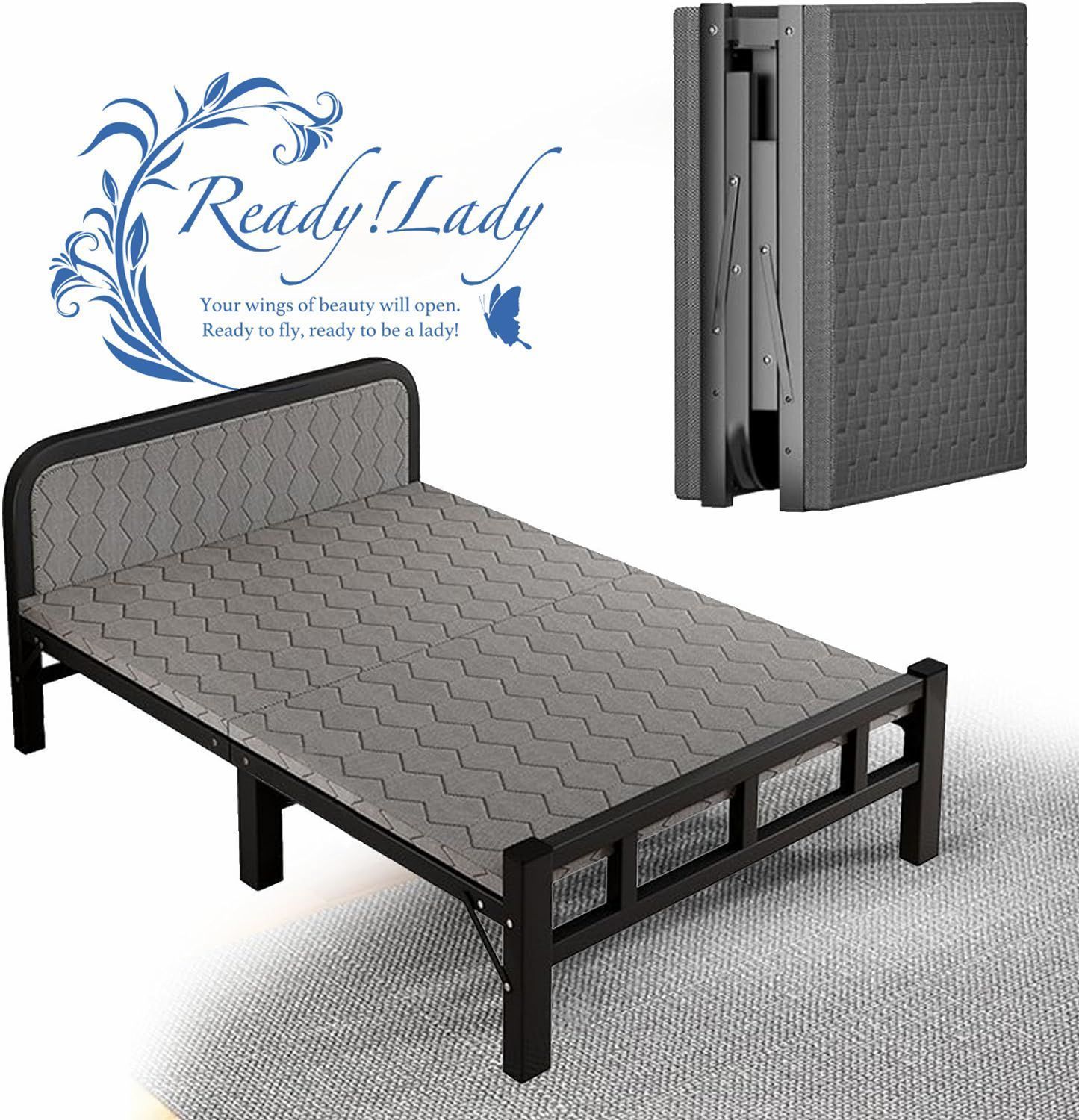 リクライニング折りたたみベッド シングルサイズYFB-1(R)S(BK/MBK) YFB-1(R)S(BK/MBK) リクライニング折りたたみベッド YAMAZEN(山善