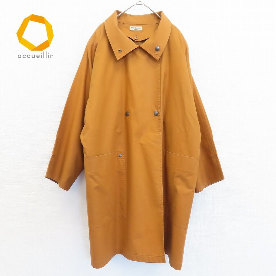 オンワード ramowear ヴィンテージ コート ロングコート ライナー  