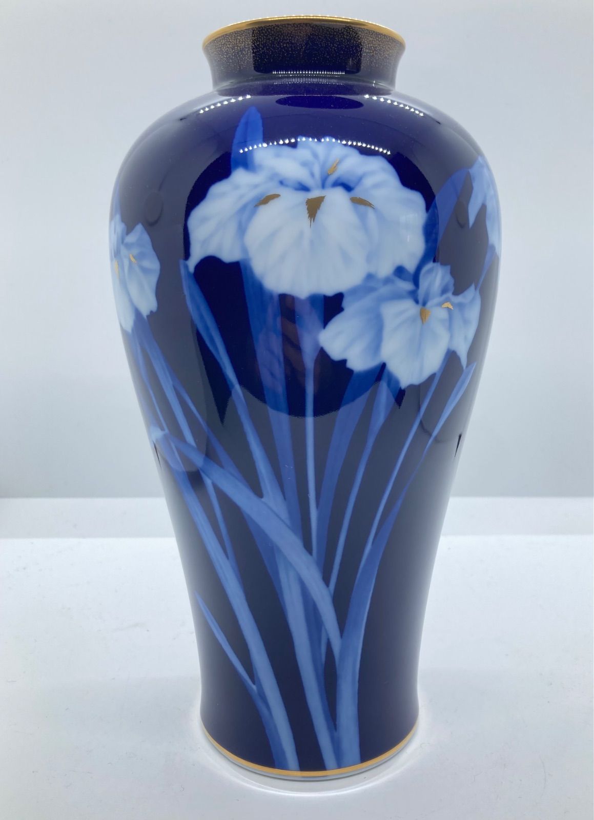 最適な価格 花生 瑠璃あやめ 新品】乃りたけ ノリタケ 花器 花瓶 Noritake 花瓶・フラワースタンド