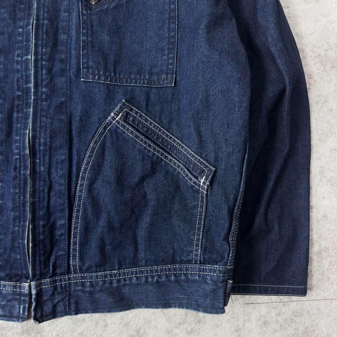 美品 濃紺 Lee リー 91-B デニムジャケット 復刻 日本製 L インディゴ
