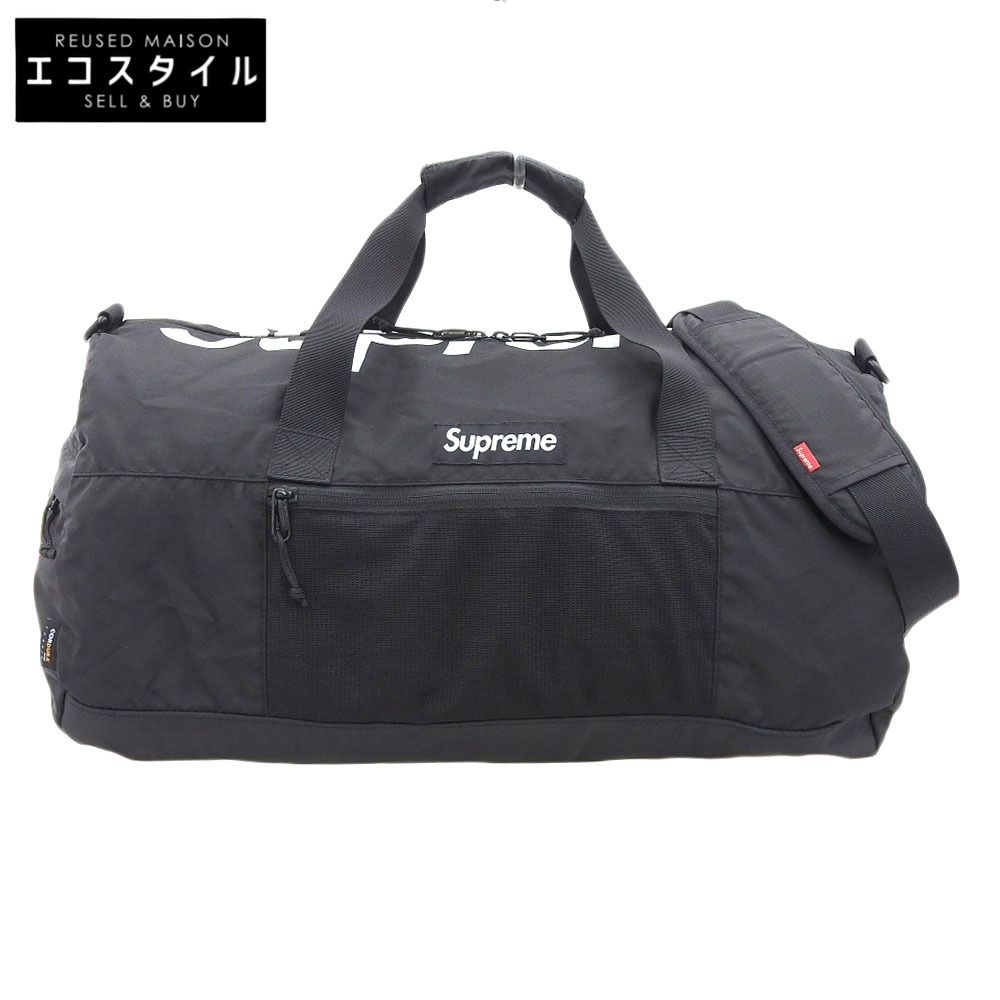 Supreme シュプリーム DUFFLE BAG ボストンバッグ 3WAY ショルダー 斜め掛け メンズ ブラック 17SS