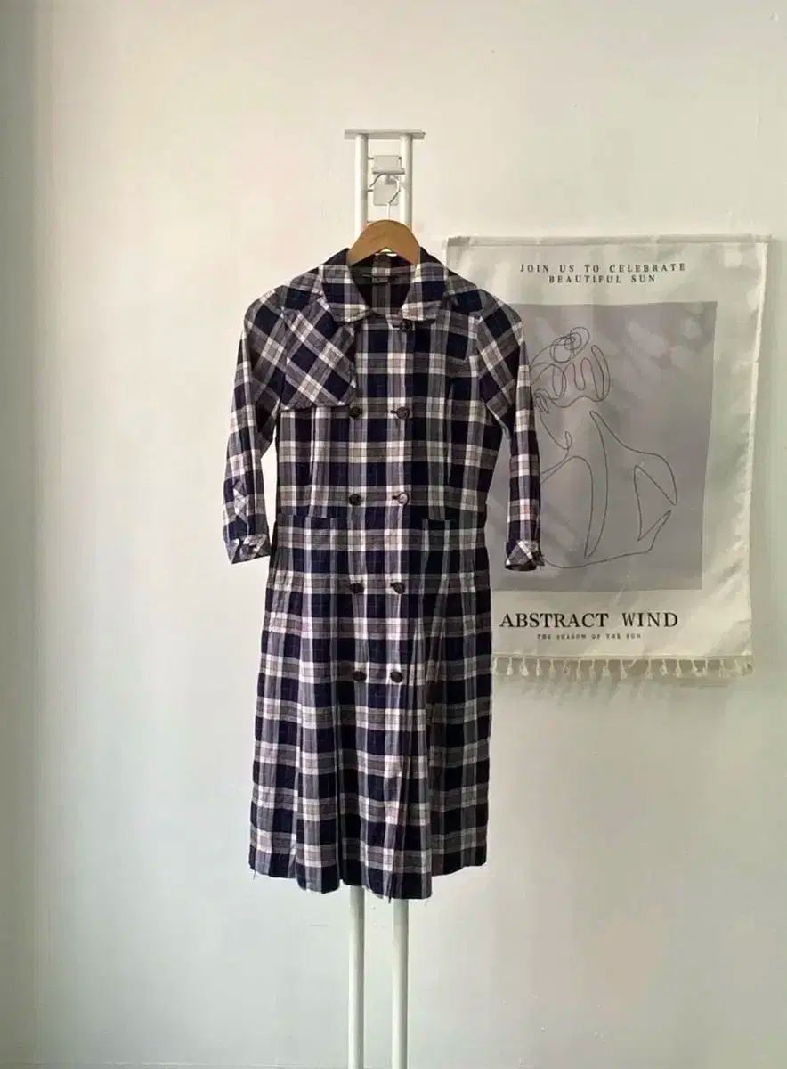 BCBG チェック柄ワンピース M