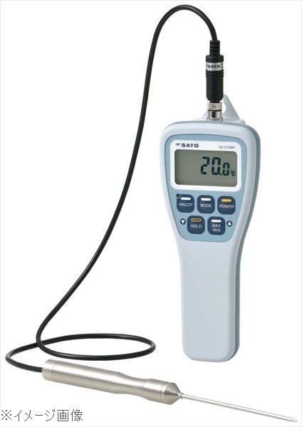 ＳＡＴＯ 防水型デジタル温度計 ＳＫ－２７０ＷＰ 標準センサー付