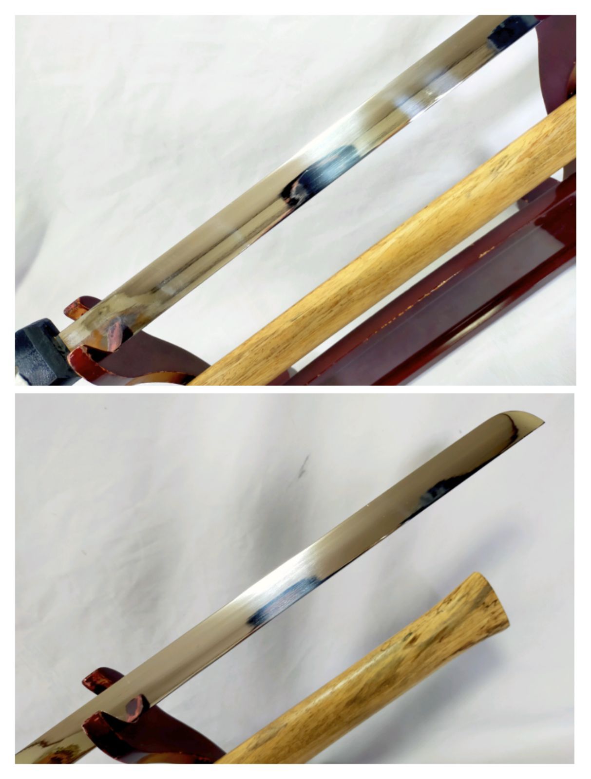 古作刀装具柄 兵庫県M様 日本刀諸工作 （居合作/刀装具中に馬八頭が遊ぶ拵、号