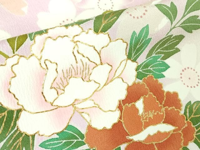 平和屋本店□極上 押切もえ MOE OSHIKIRI 訪問着 駒刺繍 草花文 暈し