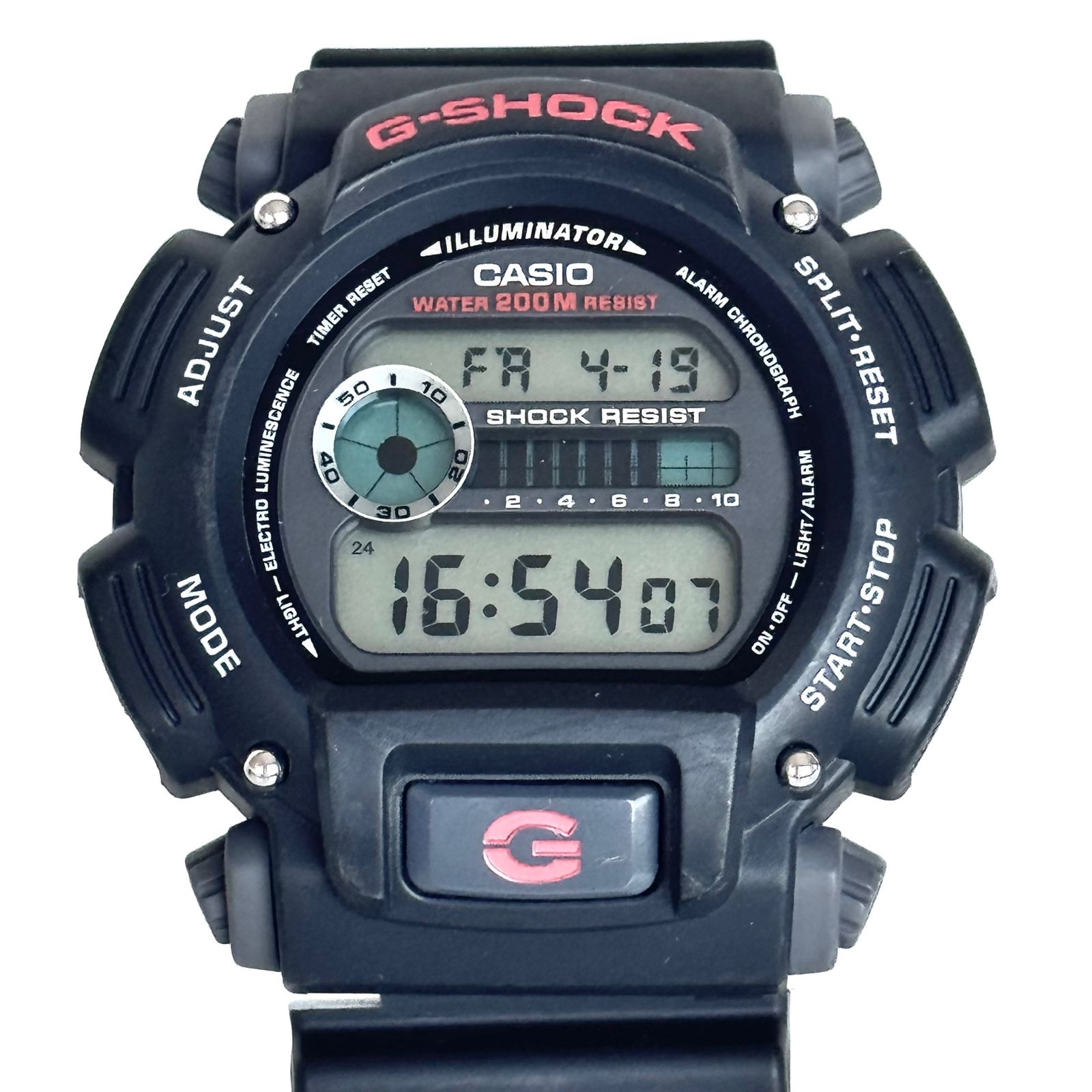 カシオジーショックG-SHOCKDW-9052−1デジタルクォーツ黒樹脂ベルト