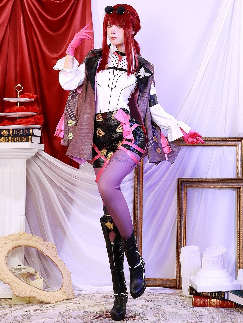 コスプレ衣装崩壊スターレイルカフカアニメコスチューム女性用刺繍御姐