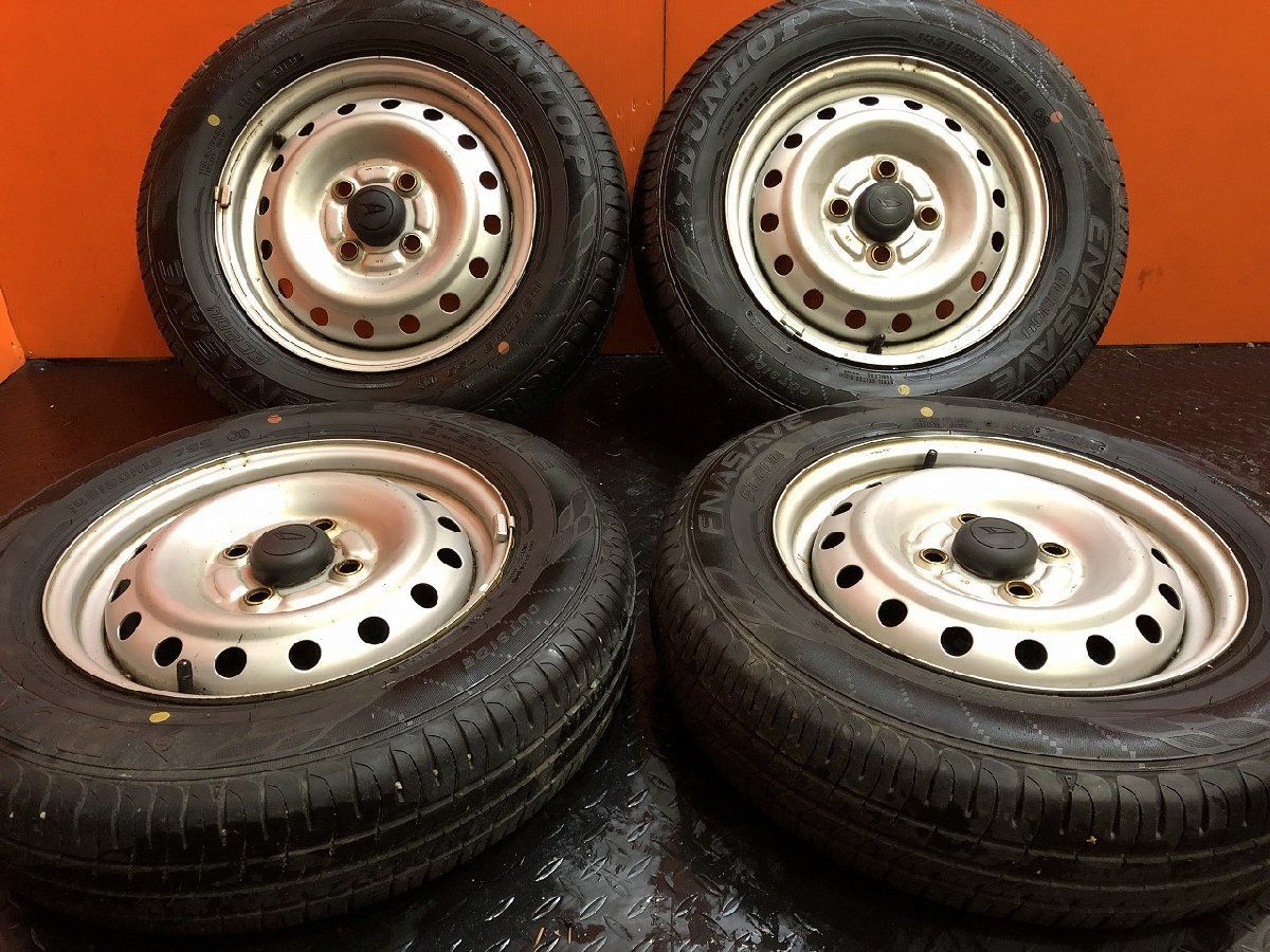 DUNLOP EC204 145/80R13】夏タイヤ【ダイハツ 純正ホイール 13インチ