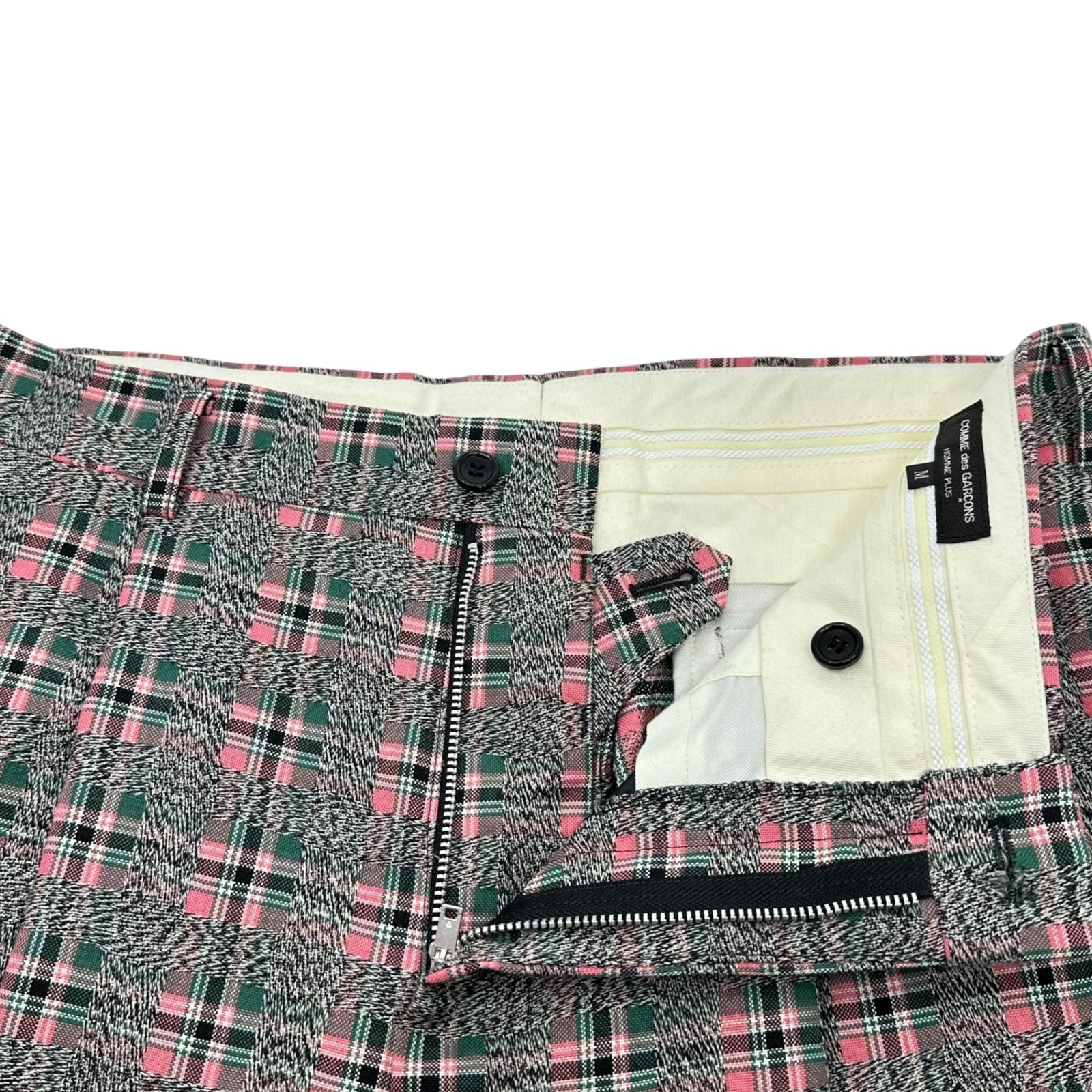 コムデギャルソン タータンチェックパンツ 20AW Sサイズ