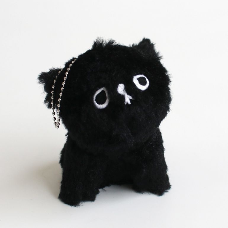 【立ち&座り】黒ミャクミャク ぬいぐるみキーホルダー 2種セット 黒ミャクミャクぬいぐるみキーホルダー立ちポーズ座りポーズ 2体