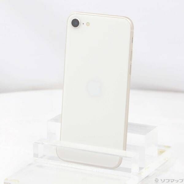 中古品〕 iPhone SE 第3世代 64GB スターライト MMYD3J／A SIM