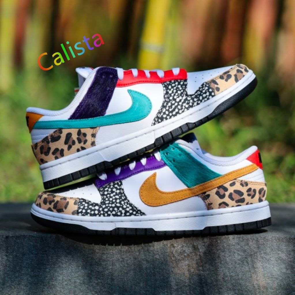 Nike ナイキ ウィメンズ ダンク ロー “パッチワーク“ Nike Dunk Low “Safari Mix (Women's)“ ナイキ  ウィメンズ レディース スニーカー ランニングシューズ - メルカリ