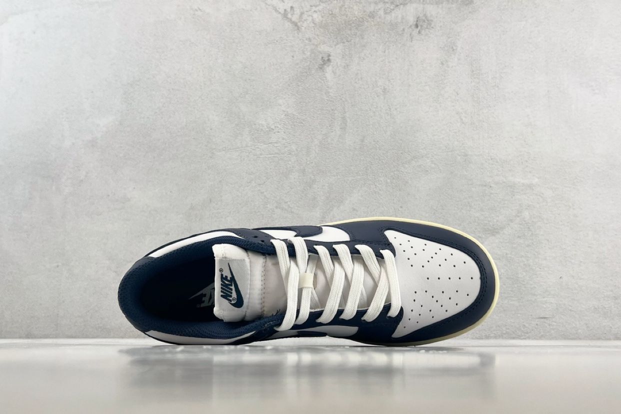 Nike Dunk Low Midinight Navy And White ナイキ スニーカー