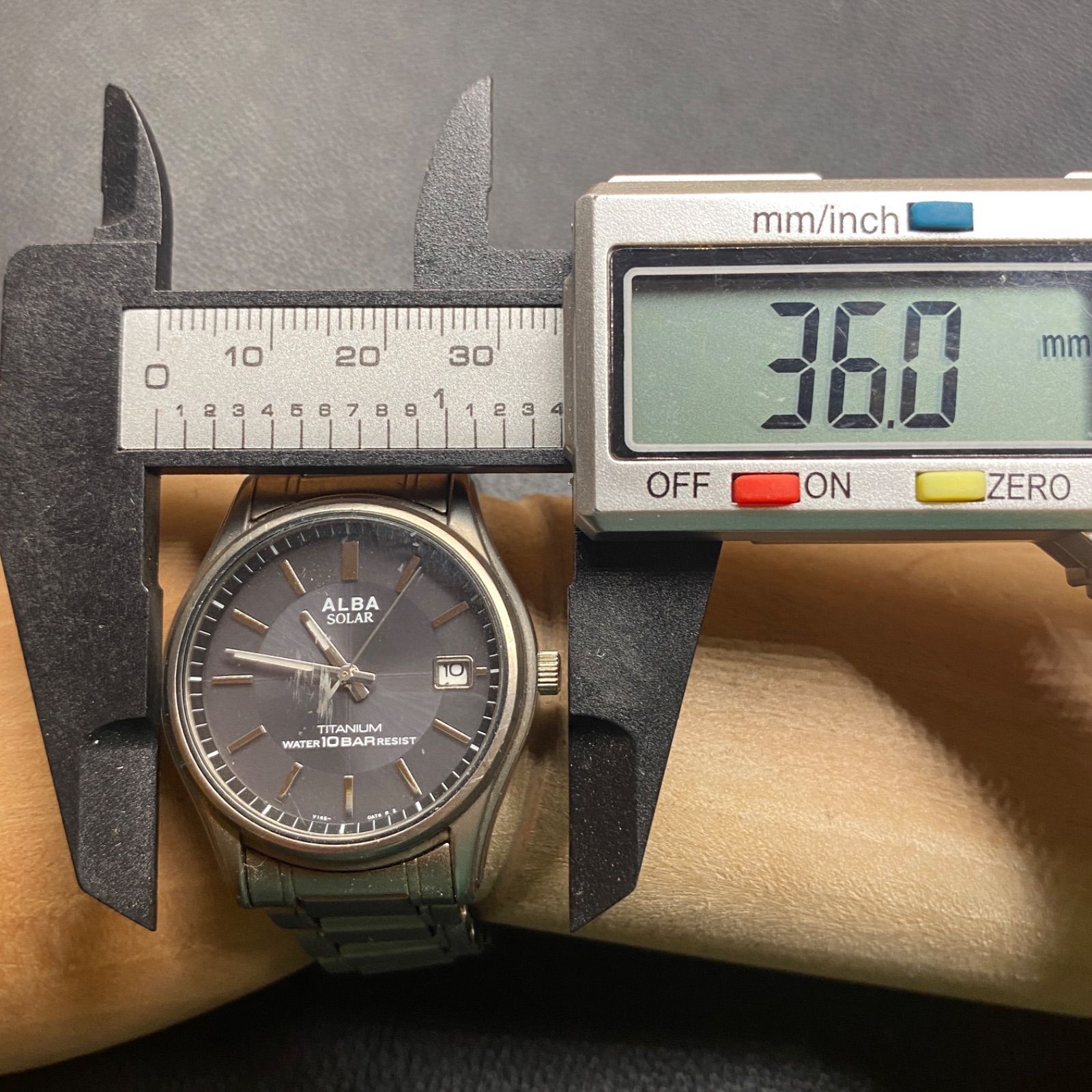 SEIKO セイコー アルバ ALBA V145-0AM0 TITANIUM チタン アルバ 腕時計 