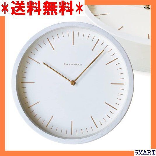 ☆大人気_Z042 KATOMOKU muku clock 6 電波時計 連続 メント km-59