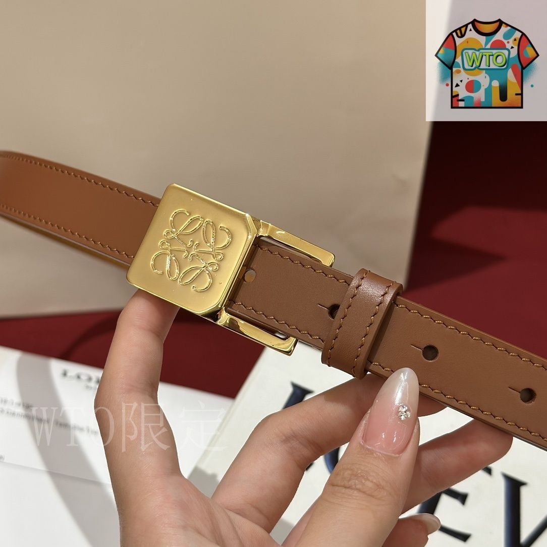 関税送料込み*LOEWE* L バックル レザー ベルト LOEWE ロエベ ベルト L BUCKLE BELT E821238X01 メンズ バックル