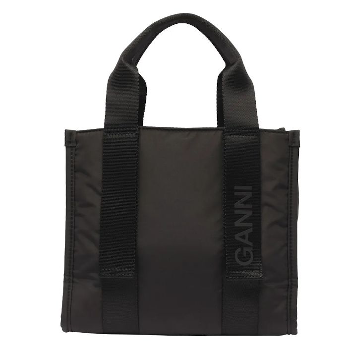 ♪7日以内にお届け☆GANNI☆ リサイクルテックミニトート ♪7日以内にお届け☆GANNI☆ リサイクルテックミニトート (Ganni
