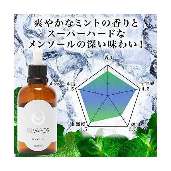VAPE 電子タバコ リキッド XLVAPOR メンソール XL 200ml PloomTECH対応 