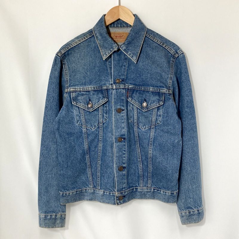 Levi s リーバイス デニムジャケット 70505-0217 Gジャン DENIM JACKET 古着 メンズ サイズ40 Lサイズ相当 インディゴ アウター A14444◆