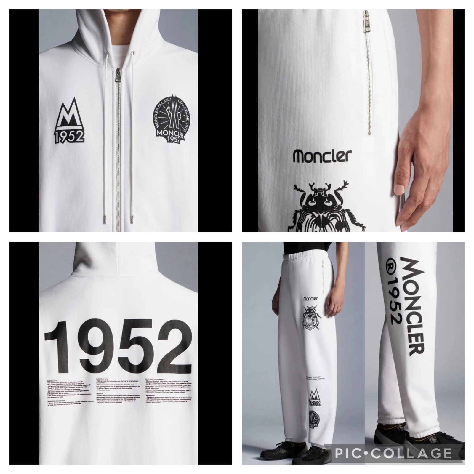 MONCLER モンクレール ジーニアス ジップアップパーカーSET UP【2XL 
