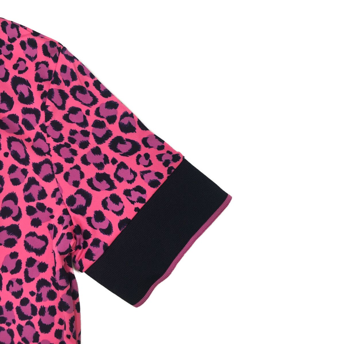 J. Lindeberg レオパード柄 ポロシャツ Mサイズ J.LINDEBERG ジェイ