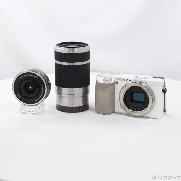 〔 品〕 α6100 ILCE-6100Y ダブルズームレンズキット ホワイト 262
