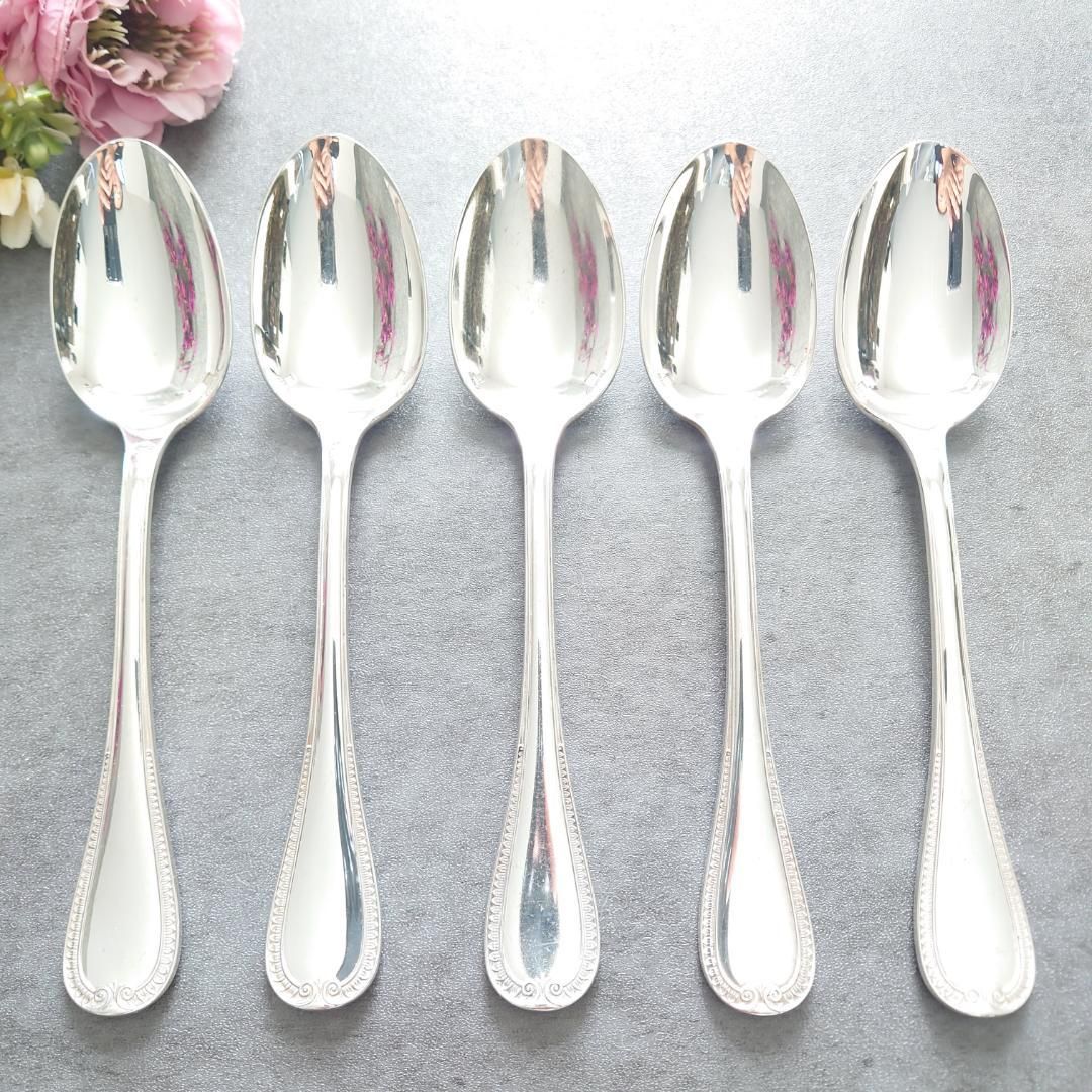 クリストフル マルメゾン スタンダードスプーン 5点